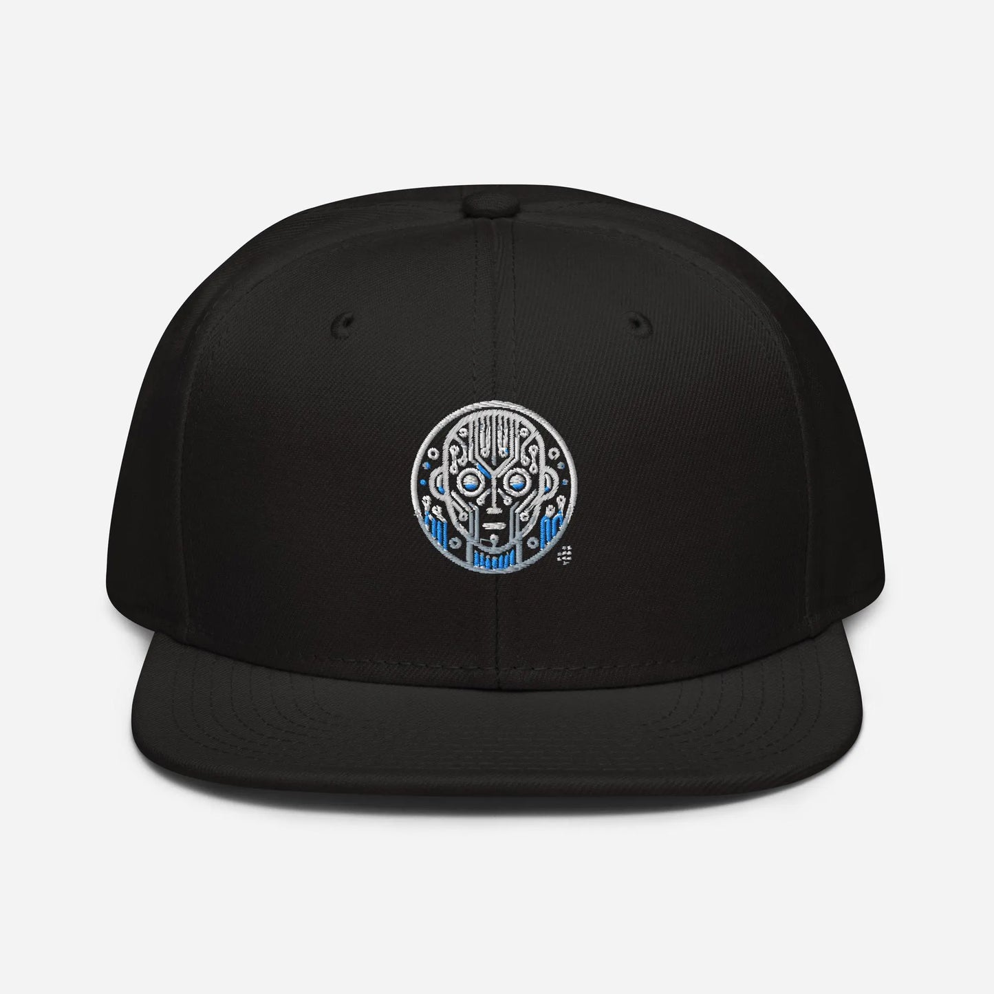 Custom Embroidered Snapback Hat | Otto Cap 125-978 | Personalized Flat Brim Hat | One Size Adjustable Cap | Custom Thread Color | Front Embroidery